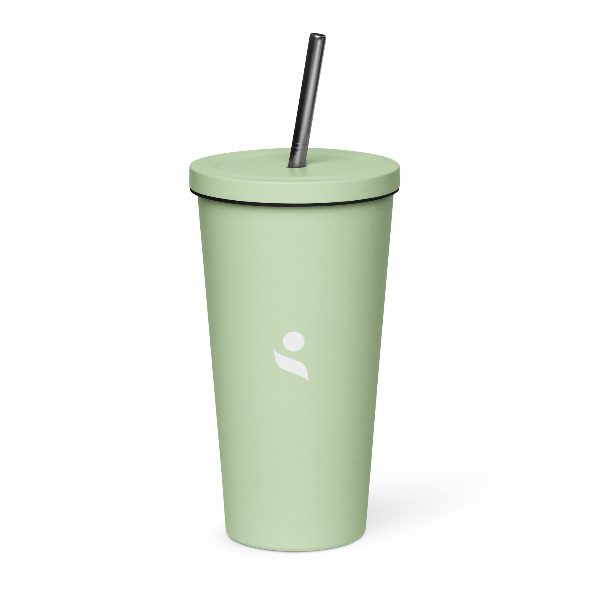 Vaso térmico con pajita