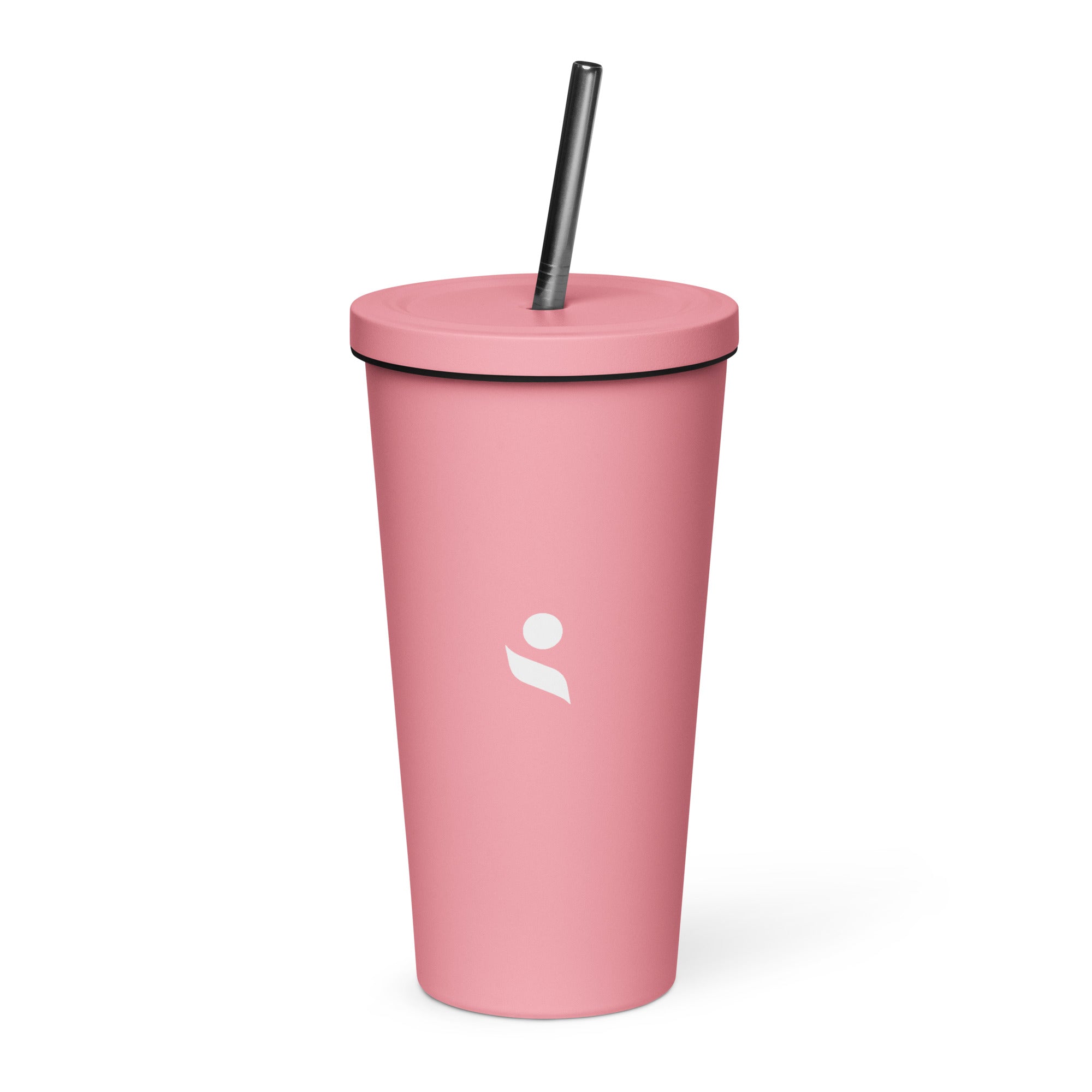 Vaso térmico con pajita